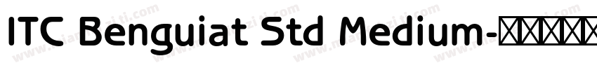 ITC Benguiat Std Medium字体转换